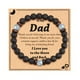 thumbnail image 1 of Pulsera elástica de piedra de lava y turmalina negra natural para el Día del Padre, novio y, 1 of 2