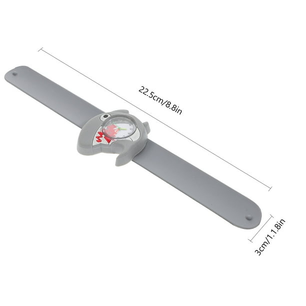 Children Slap Watch Cartoon Funny Kids Quartz Watch Slap Wristwatch Toys for Students Kids Shark