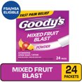 thumbnail image 4 of (2 pack) Goody's Extra Strength Headache Powder, Mixed Fruit Blast Flavor, 24 Powder Sticks, 4 of 17