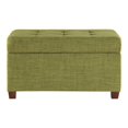 thumbnail image 4 of OS Home and Office Furniture Storage Ottoman in Green Fabric, 4 of 5