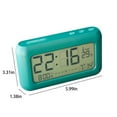 thumbnail image 3 of 170 ° Wide Angle Display LCD Screen Electronic Clock Three Groups Of Alarm Clock, Day, Date And Temperature Display With Night Light, Rechargeable, 3 of 7