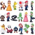 thumbnail image 3 of 48pcs Mario Toys Action Figures, Super Mary Figures, Mario Cupcake Toppers, Mario Bros Toys, Brother Character Cake Toppers Figures, Gifts for Boys Girls Birthday Party Halloween(2.7 inches), 3 of 7