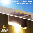 thumbnail image 5 of 16 Pack Solar Deck Lights Outdoor Waterproof 4000K Warm White LED for Step Fence Patio Yard Stair Balcony Railling Outside Deck Lighting, 5 of 15