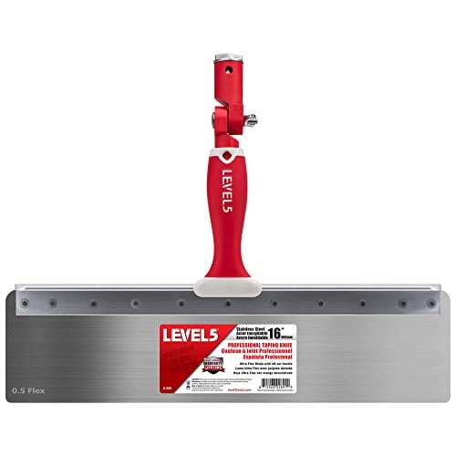LEVEL5 16" Offset Knife, 0.5mm Stainless Steel FLEX Blade | Soft-Grip Handle | 5-388
