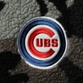 thumbnail image 3 of Women's The Wild Collective Black Chicago Cubs Camo Sherpa Full-Zip Bomber Jacket, 3 of 4