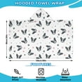 thumbnail image 2 of French Bulldog Hooded Bath Towel，60"x35" for Ages 3 To 12 Kids, Quick Dry Lightweight Soft Microfiber Hood Beach Towel Cover Up for Kids, 2 of 7