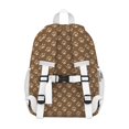 thumbnail image 3 of Paw Prints Backpack for School,Cute School Bag,Schoolbag with Adjustable Shoulder Straps & Padded Back,15"x11.42"x5.5", 3 of 6