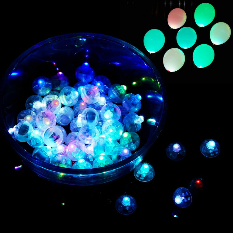 Novelty Place 30 Pcs White LED Mini Party Light for Paper Lanterns, Balloons, Weddings