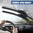thumbnail image 2 of 16inch Windshield Wipers, Multi-Layer Silicone Rubber Wiper Blades, Streak-Free & Ultra-Quiet All-Weather Performance, Replacement for Car 1 Pack, 2 of 8