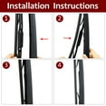 thumbnail image 2 of Unique Bargains Black 325mm 13' Rear Window Windshield Wiper Blade Arm Set for 04-08 Hyundai Tucson, 2 of 7