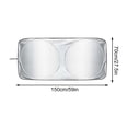 thumbnail image 1 of Fiudx Sombrilla para Coche, Protector de Contaminación Frontal, Cortina de Privacidad para Coche, Protección Uv Doble, Uso Diario En Campada, Viajes Familiares, Diseño Plegable, 1 of 2