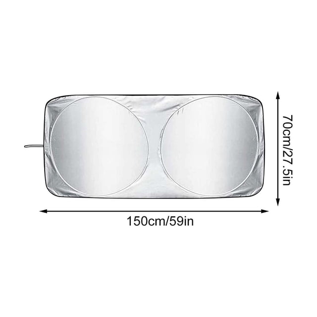 Fiudx Sombrilla para Coche, Protector de Contaminación Frontal, Cortina de Privacidad para Coche, Protección Uv Doble, Uso Diario En Campada, Viajes Familiares, Diseño Plegable