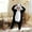 Black, variant on Infant Baby Fleece Jumpsuits Panda Onesie Pajama Toddler Hooded Romper Plush Zipper Winter Warm Coat