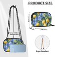 thumbnail image 4 of FORMRS Mini Crossbody Bag for Women Adjustable Shoulder Rope Travel Casual Phone Purse, Green Lemon Plaid, 4 of 7