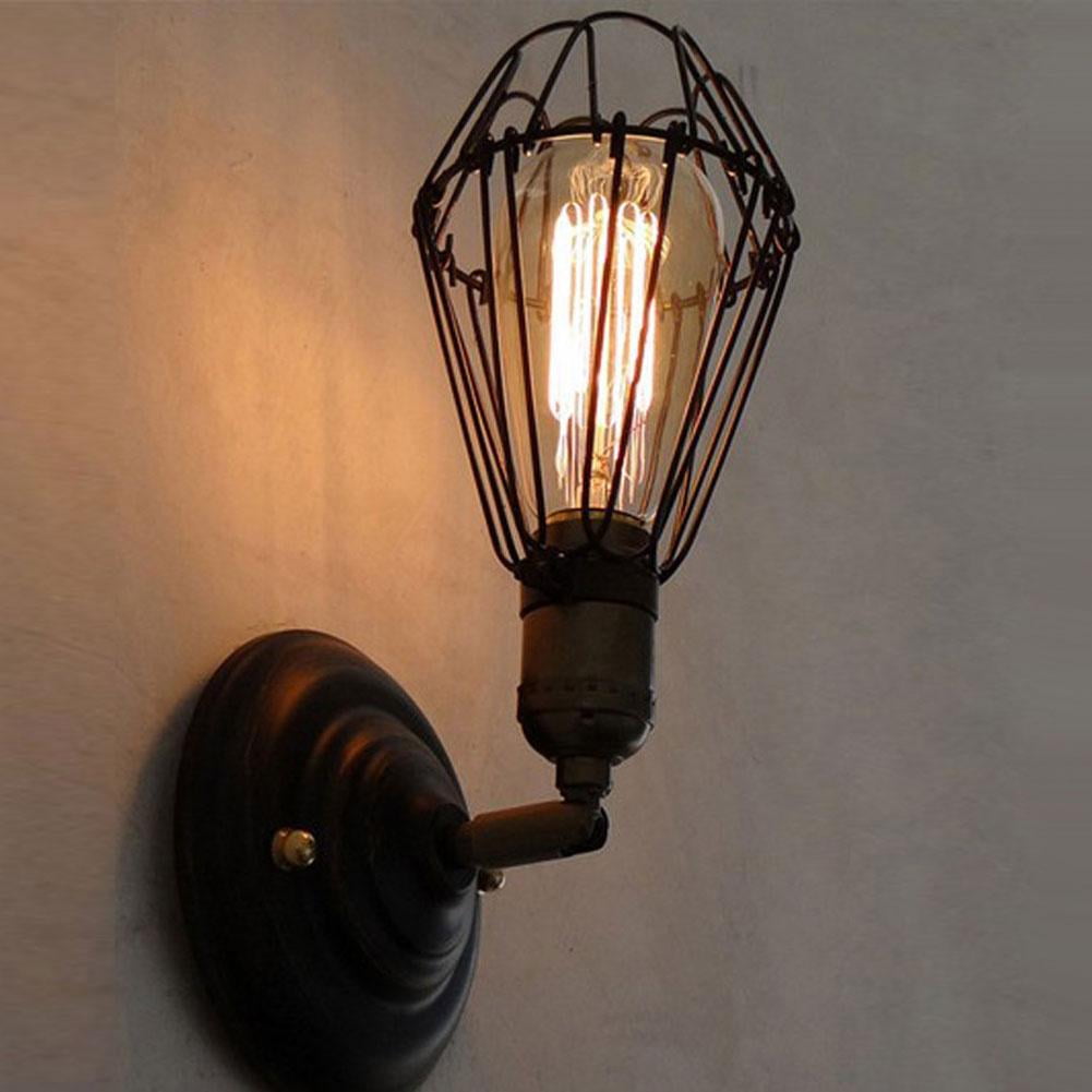 Sonew Wall Mounted Light Holder, E27 Wall Light Holder,Vintage Wall