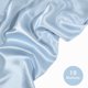 thumbnail image 5 of 19mm Baby Blue Silk Pillowcase for Hair Skin Travel/20x14in Pillow Case with Zip Unique Bargains Funda de Almohada, 5 of 6