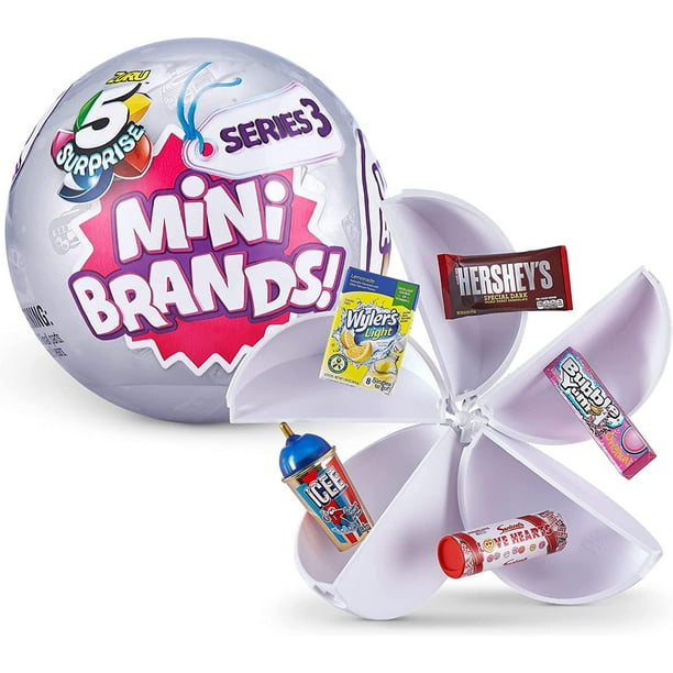 Zuru 5 Surprise Mini Brands Mystery Capsule Series 3 | 3 Random Mini Toys
