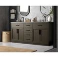thumbnail image 3 of Elegant Kitchen and Bath Alden 72 inch Double Bathroom Vanity in Mocha Brown, 3 of 10