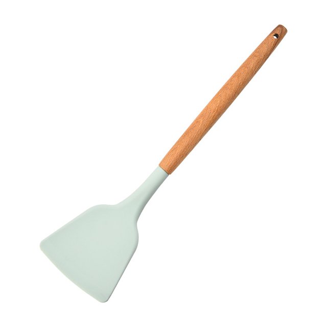 CSChome Baking Shovel Eco friendly Baking Shovel: Easy to Clean Comfortable Grip Bright Color Cooking Silicone Shovel