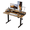 Rustic Brown, variant on 47.2 inch Electric Standing Desk with 2 Drawers, Height Adjustable Sit-Stand Desk with 2 Memory Keys and Hooks, Ergonomic Computer Table for Home Office, Rustic Brown