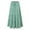 Light Green, variant on vigerkar Women’s Boho Elastic High Waist Pleated A-Line Flowy Swing Asymmetric Tiered Maxi Long Skirt Dresses Grey, L