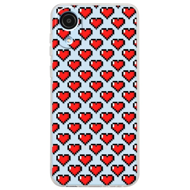 Funda Antigolpes InstaCase para Galaxy A03 Core Corazones Pixel