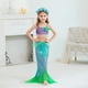 thumbnail image 1 of Vestido de princesa para niñas, vestido de sirena Ariel, disfraces de Cosplay para fiesta de Carnaval de Halloween, 1 of 4
