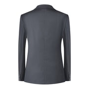 Cloudstyle Mens Slim Fit Double-Breasted Peak Lapel Suit Set - Business Casual Blazer & Trousers with 7 Pockets