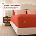 thumbnail image 5 of IGI Queen Size Reversible 7 Piece Comforter Set - Complete Bed in a Bag - Red/Dhalia, 5 of 6