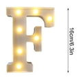 thumbnail image 2 of Tahtuvzn School Home Decor Letters Lights Alphabet Lamp LED Letter Lighting Light Illuminated Night Decoration for Birthday Party Wedding Room, 2 of 6