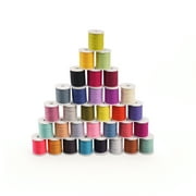 60 Pcs Multicolor Sewing Thread Set - 28 Pcs Under Thread & 32 Pcs Surface Thread for Hand & Sewing Machine - High-Quality Thread for Sewing Projects