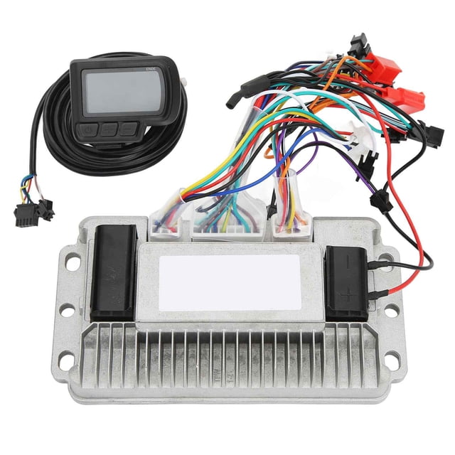 Controlador De Motor Sin Escobillas Pantalla LCD Protección De Circuito Interno De Disipación De Calor 36V 48V 1000W Controlador De Motor Sin Escobillas Para Manillares De 22 Mm ANGGREK Ciclismo