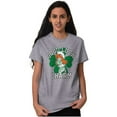 thumbnail image 5 of Smurfette St Paddys Good Luck Charm Women's Graphic T Shirt Tees Brisco Brands S, 5 of 6