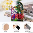 thumbnail image 4 of The Legend Of Zelda Ocarina Of Time Bookends Wood Book Divider Decor Shelves Non-Skid Book Stand 2 Pieces For Dormitory Classroom Office Home Bookshelf, 4 of 7