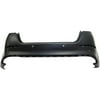 For Kia Optima Rear Bumper Cover 2014 2015 | Primed | Plastic | w/ Park Assist Sensor Holes | CAPA | KI1100181 | 866104C510