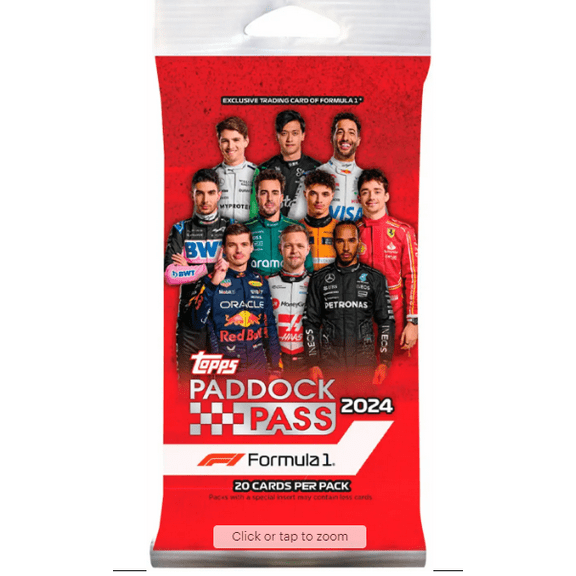 2024 Topps Paddock Pass Formula 1 Racing Fat Pack - ( Trading Cards)