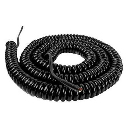 4-20-2 Coil Cord - 2 Wire 18/2 20 Foot Extended by