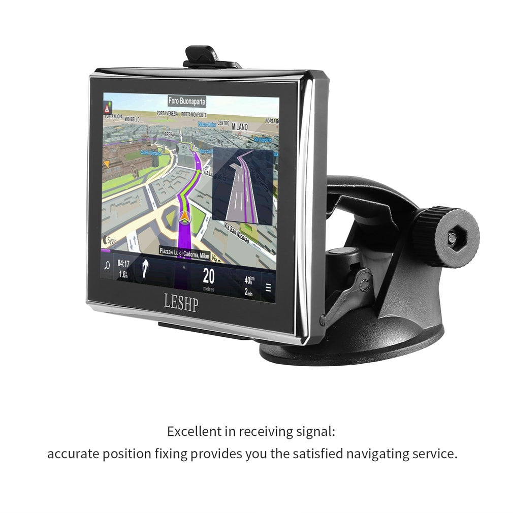 Sat Nav LESHP Car GPS Navigation 5 inch Global Positioning System Touch Screen 