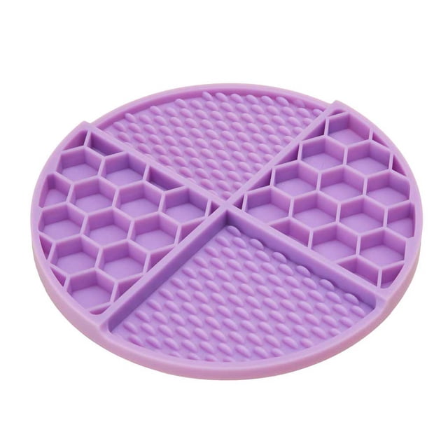 Greeniant Alfombrilla de alimentación Licky Pad Comer lentamente Alimentador de cachorros multicolor Lavable Resistencia al desgaste estable Gato Suministros para perros Púrpura Greeniant PT005058-01
