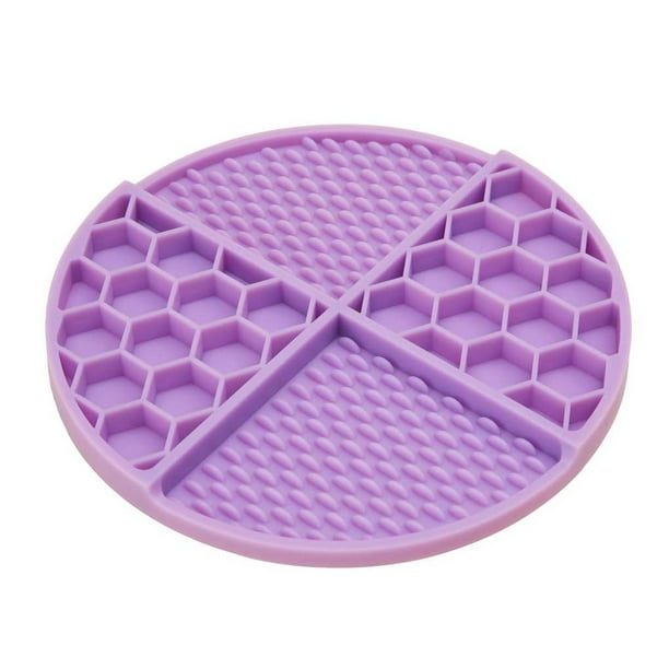 Methold Alfombrilla de alimentación Almohadilla Licky Ralentización Comer Multicolor Lavable Resistencia al desgaste Estable Anti-golpe Práctico Suministros para perros Púrpura Methold PT005058-01