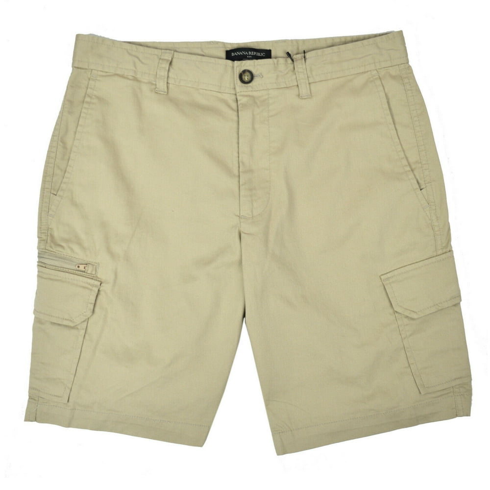 Banana Republic New Banana Republic Mens Beige Aiden Fit Slim Fit