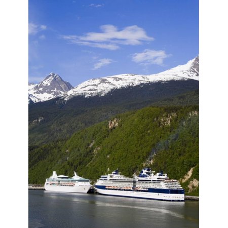 Cruise Ships Docked in Skagway, Southeast Alaska, United States of America, North America Print Wall Art By Richard (Best Price For Alaska Cruise)