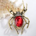thumbnail image 5 of Fnochy Halloween Decorations Crystal Rhinestone, Spider Fashion Pin Brooch Creative Women Jewelry Accessory for Women - Red, 5 of 6