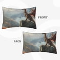 thumbnail image 2 of Daiia Autumn Dragon Mountain View Bedding Waterproof Pillow Protector Zippered Queen – Bed Bug Proof Pillow Encasement-14"x20", 2 of 6