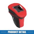 thumbnail image 3 of Cubierta de pomo de cambio de marchas automático, funda de transmisión, palanca de cambios para Nissan Rogue 2021-2023, piel sintética, puntos negros y rojos, 3 of 7