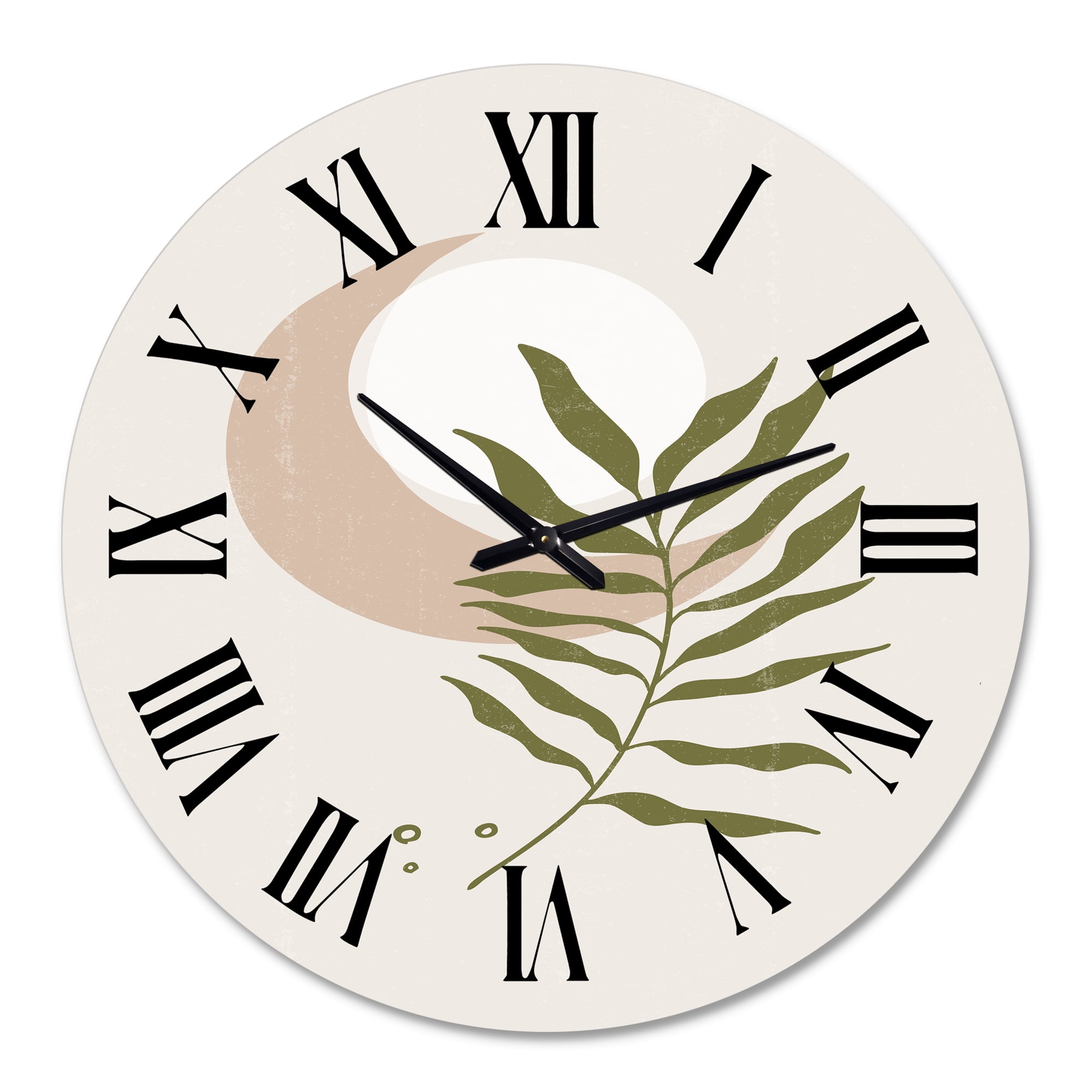 Designart 1 in Modern,Contemporary Wall Clock