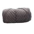 thumbnail image 1 of Bearachild 1 kg de hilo grueso de terciopelo brazo tejer alfombra hacer tejido a mano mascota cama ganchillo amarillo Artesanía Gris profundo, 1 of 1