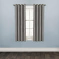 thumbnail image 1 of Mainstays Faux Suede Drapery Grommet Window Curtains Panel, 1 of 6