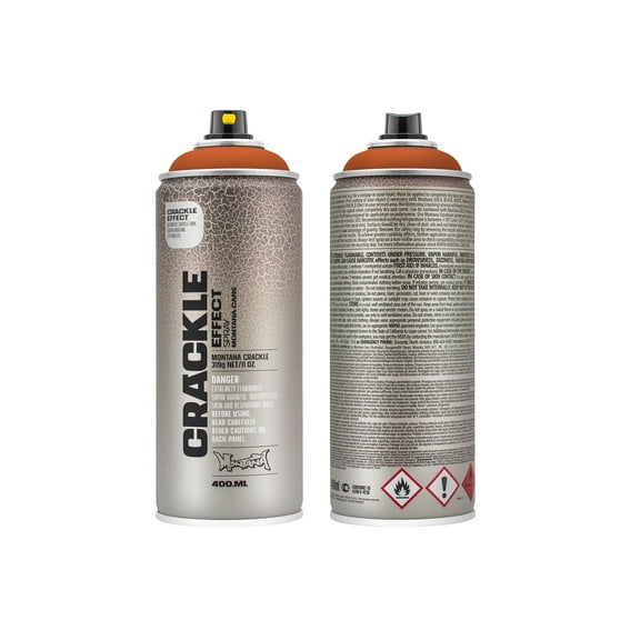 Montana Cans CRACKLE EFFECT Spray Paint, 400ml, Copper Brown