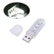 thumbnail image 1 of Lámpara de noche LED plegable con teclado USB, lámpara de lectura para portátil, minilámpara de mesa portátil (luz blanca), 1 of 8
